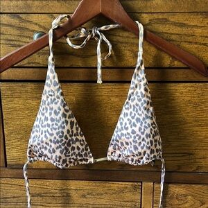 Victoria's Secret Animal Print Bikini Top
